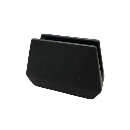 Серветниця керамічна Maestro MR-20001-44 11,7x4,1x8 см Black Серветниця керамічна Maestro MR-20001-44 11,7x4,1x8 см Black