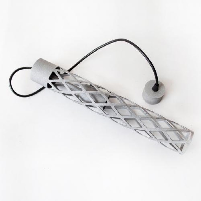 Світильник підвісний MSK Electric Flow у стилі лофт під лампу Е27 сірий MR 6041 GR