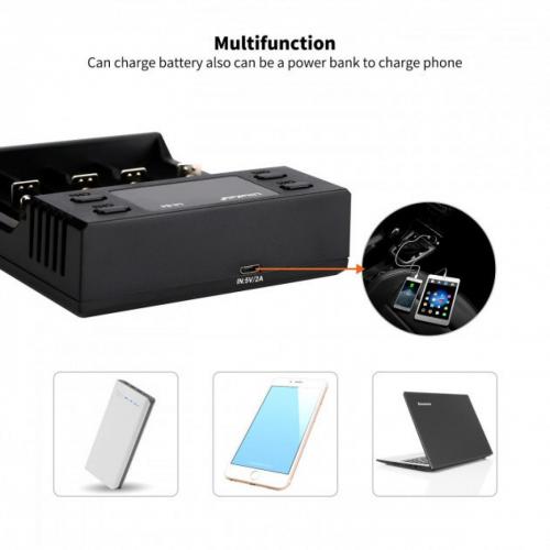 Зарядний пристрій для акумуляторів Liitokala Lii-S4 Зарядний пристрій для акумуляторів Liitokala Lii-S4