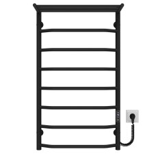 Рушникосушарка електрична Трапеція з полицею П8 500х900 Deffi Чорний JD03 (C.TP.90.50.8.E.B.R.1)