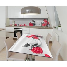 Наклейка 3Д вінілова на стіл Zatarga «Дорога з пелюсток» 650х1200 мм (Z184107/1st)