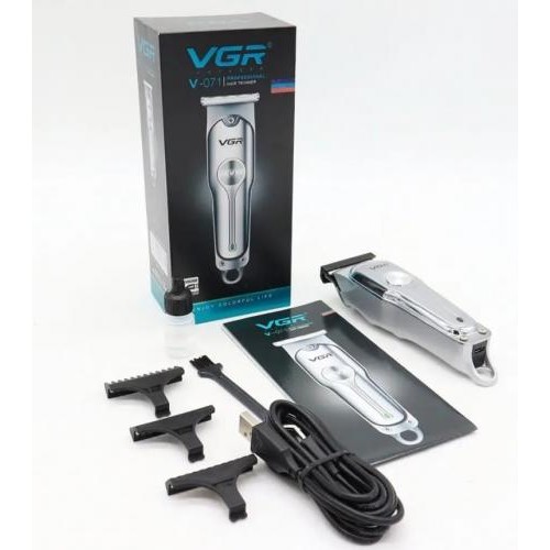 Акумуляторна машинка для стрижки VGR V-071 5 Вт Сріблястий (2390000058) Акумуляторна машинка для стрижки VGR V-071 5 Вт Сріблястий (2390000058)