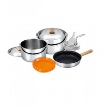 Набір посуду Kovea STS Cookset L на 4-5 осіб Сірий (1053-VKC-ST08-45)
