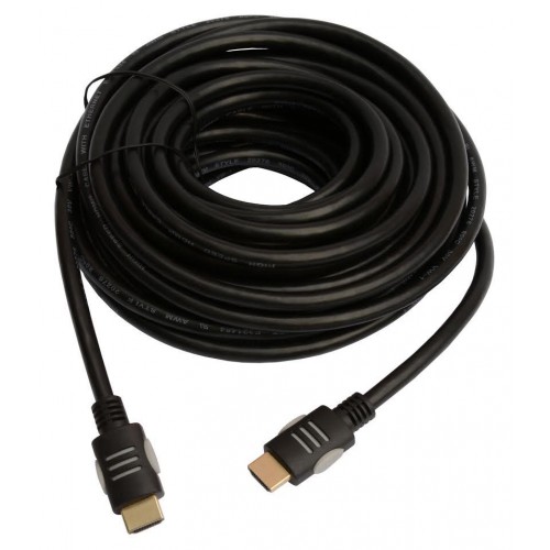 Кабель Tecro (HD 10-00) HDMI(M)-HDMI(M) v.1.4, 10м Black в інтернет супермаркеті PbayMarket!