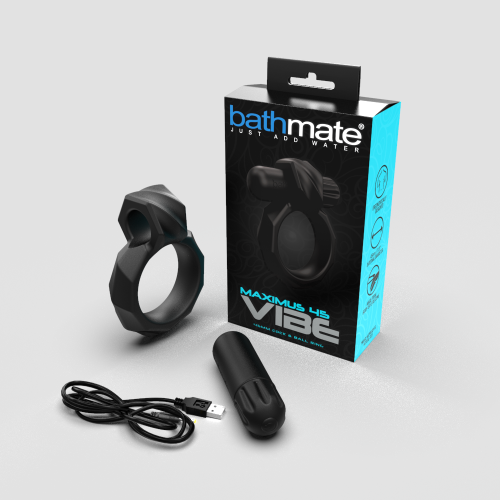 Ерекційне кільце з віброкулею Bathmate Maximus VIBE 45mm, перезаряджається в інтернет супермаркеті PbayMarket!