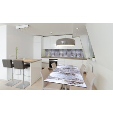 Наклейка вінілова на стіл Zatarga «Зимова Арка» 650х1200 мм Z180441/1st