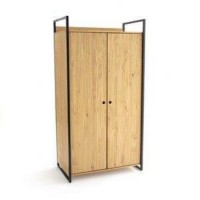 Шафа для зберігання в стилі Loft NS-2240 1960x1000x580 мм Черный Шафа для зберігання в стилі Loft NS-2240 1960x1000x580 мм Черный