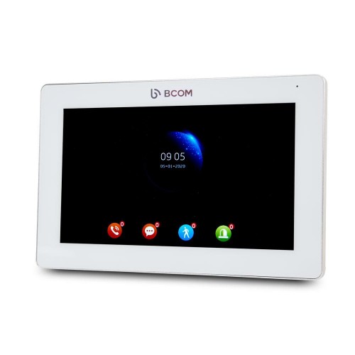 Комплект відеодомофону BCOM BD-770FHD White Kit: відеодомофон 7