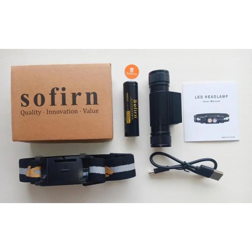 Тактичний ліхтар налобний Sofirn H25LR з червоним світлом 660лм 3000 мАг