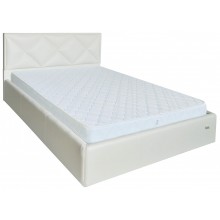 Ліжко Двоспальне Richman Лідс 180 х 200 см Boom 01 З підйомним механізмом та нішою для білизни Біле