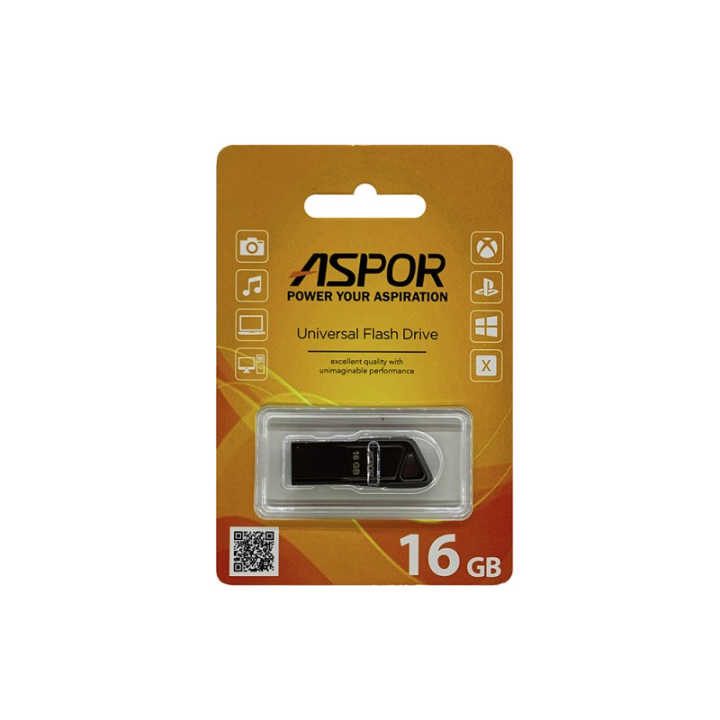 USB Flash Aspor AR114 16GB- графітовий