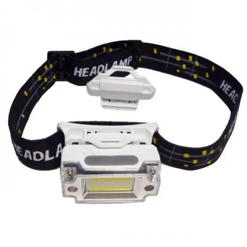 Ліхтар налобний акумуляторний HEADLAMP BL-T133 з сенсором 9073 Black/White