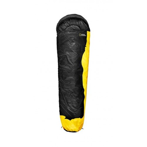 Спальний мішок National Geographic Sleeping Bag Black/Yellow 230 x 74 см в інтернет супермаркеті PbayMarket!