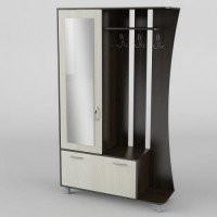 Передпокій Тиса Мебель-13 Венге Молочний 204.5x35x120 см Передпокій Тиса Мебель-13 Венге Молочний 204.5x35x120 см