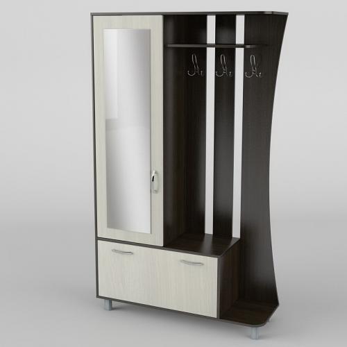 Передпокій Тиса Мебель-13 Венге Молочний 204.5x35x120 см Передпокій Тиса Мебель-13 Венге Молочний 204.5x35x120 см