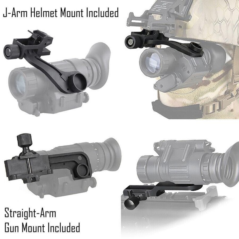 Монокуляр нічного бачення FMA PV-1011 Digital PVS-14 з комплектом кріплень NVG (2252876855)
