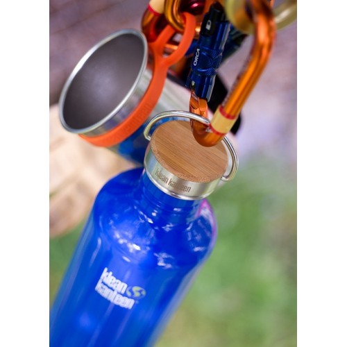 Крышка стальная c бамбуком Klean Kanteen Stainless Unibody Bamboo Cap (1017-1006111)
