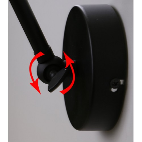 Бра Candellux Fundo 54x38 см Чорно-золотистий (21-05908)