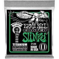 Струни для електрогітари Ernie Ball 3126 Regular Slinky Titanium Coated Strings 12/56 Струни для електрогітари Ernie Ball 3126 Regular Slinky Titanium Coated Strings 12/56
