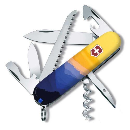 Складаний ніж Victorinox Camper Ukraine 91 мм 14 функцій Гірський пейзаж (1.3613.7_T3190pw) Складаний ніж Victorinox Camper Ukraine 91 мм 14 функцій Гірський пейзаж (1.3613.7_T3190pw)
