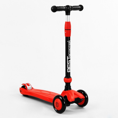 Самокат-велобіг триколісний Best Scooter колеса PU зі світлом 3 в 1 70 кг Red (104499) Самокат-велобіг триколісний Best Scooter колеса PU зі світлом 3 в 1 70 кг Red (104499)