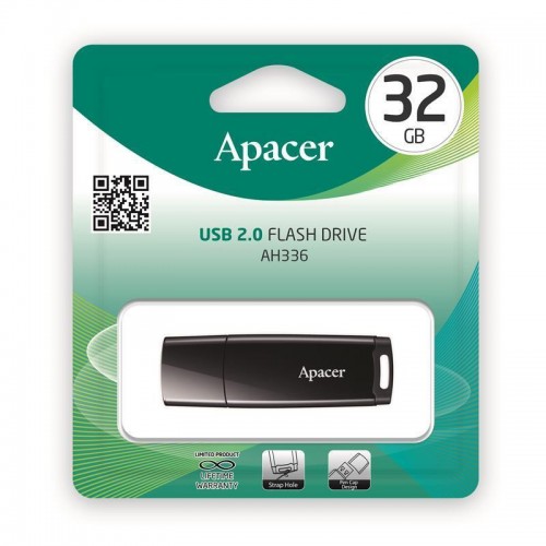 Флеш-накопичувач USB 32GB Apacer AH336 Black (AP32GAH336B-1) в інтернет супермаркеті PbayMarket!
