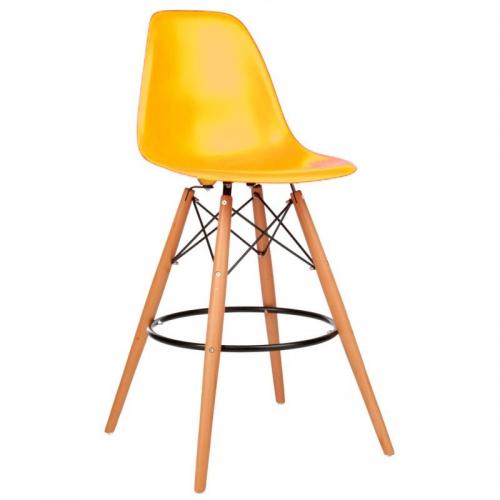 Стілець барний Тауер Вуд SDM Жовтий Стілець барний Тауер Вуд SDM Жовтий