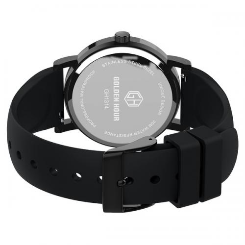Наручний годинник чоловічий GOLDENHOUR Trend Black Чорний (3065) Наручний годинник чоловічий GOLDENHOUR Trend Black Чорний (3065)