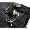 Портфель Vintage 14248 Чорний, Коричневий