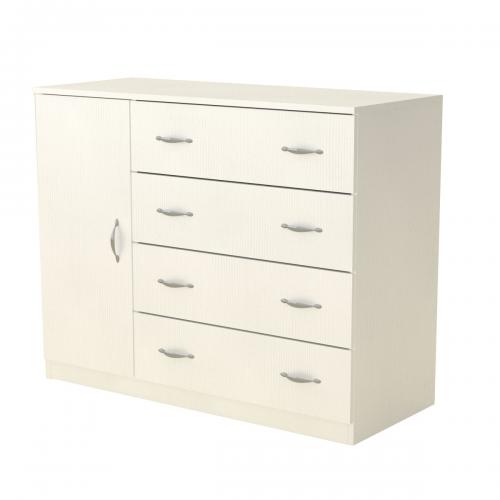 Комод для спальні Компанит 4 1Б Альба (Ev-1015) Комод для спальні Компанит 4 1Б Альба (Ev-1015)