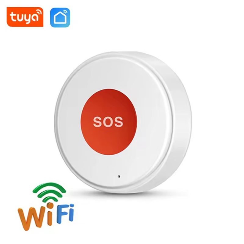 Wifi кнопка SOS для літніх та хворих людей для екстреного виклику допомоги Nectronix ER-W1, додаток Tuya Smart