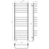 Сушарка електрична Lux П15 500х1400 Deffi Білий WD04 Праве підключення (A.LU.140.50.15.E.W.R.4) в інтернет супермаркеті PbayMarket!