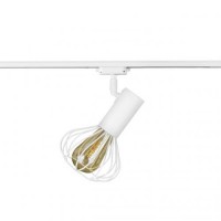 Світильник трековий MSK Electric Lotus у стилі лофт NT 14151-1 WH Світильник трековий MSK Electric Lotus у стилі лофт NT 14151-1 WH