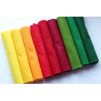 Набір китайського м'якого фетру Pugovichok Осінній букет 9 кольорів для рукоділля та творчості (7159) Набір китайського м'якого фетру Pugovichok Осінній букет 9 кольорів для рукоділля та творчості (7159)