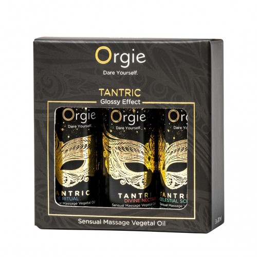Набір олій для тантричного масажу Orgie – Tantric Mini Size Collection (3х30 мл), зволоження Набір олій для тантричного масажу Orgie – Tantric Mini Size Collection (3х30 мл), зволоження