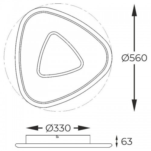 Стельовий світильник Zumaline GETAFE Чорний (ZuMX3888-1-3WBCT)