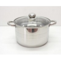 Каструля зі скляною кришкою A-plus WK-2168 5.1 л (А-2168)