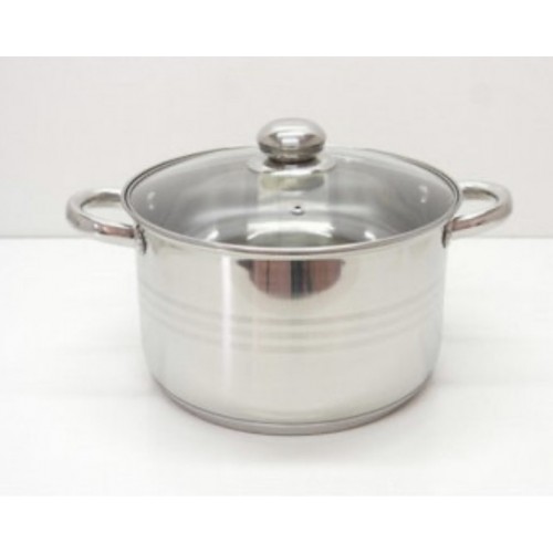 Каструля зі скляною кришкою A-plus WK-2168 5.1 л (А-2168) Каструля зі скляною кришкою A-plus WK-2168 5.1 л (А-2168)