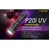 Ліхтар ультрафіолетовий Nitecore P20i UV Luminus SST-40 4xUV 1800лм 1x21700i USB Type-C Чорний (2603900224)