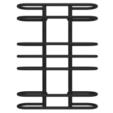 Рушникосушарка водяна Британіка П7 600х800 Deffi Чорний (C.BR.80.60.7.B.A)
