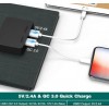 Сонячна панель No Brand BS-030 IP67 30W 2xUSB PD Чорний (1632854905)