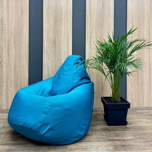 Крісло Мішок Груша Рогожка 150х100 Студія Комфорту Великий блакитний Крісло Мішок Груша Рогожка 150х100 Студія Комфорту Великий блакитний