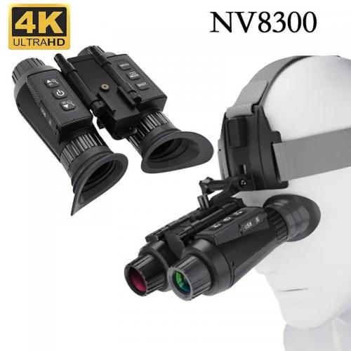 Тактичний бінокль нічного бачення NV8300 Super Light HD 36MP 3D до 300 м + кріплення FMA L4G24 на шолом