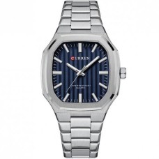 Годинник чоловічий наручний Curren Quadro Сріблястий