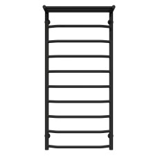 Рушникосушарка водяна Трапеція з полицею П10 500х1100 Deffi Чорний (C.TP.110.50.10.B.A)
