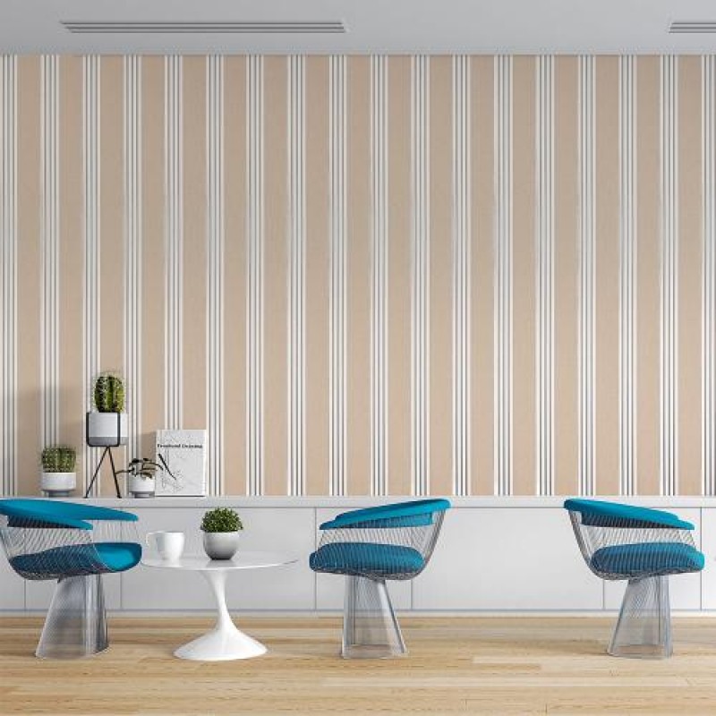 Декоративна стінова рейка Sticker Wall PS 2900x160x11 мм Бежевий (SW-00002150)