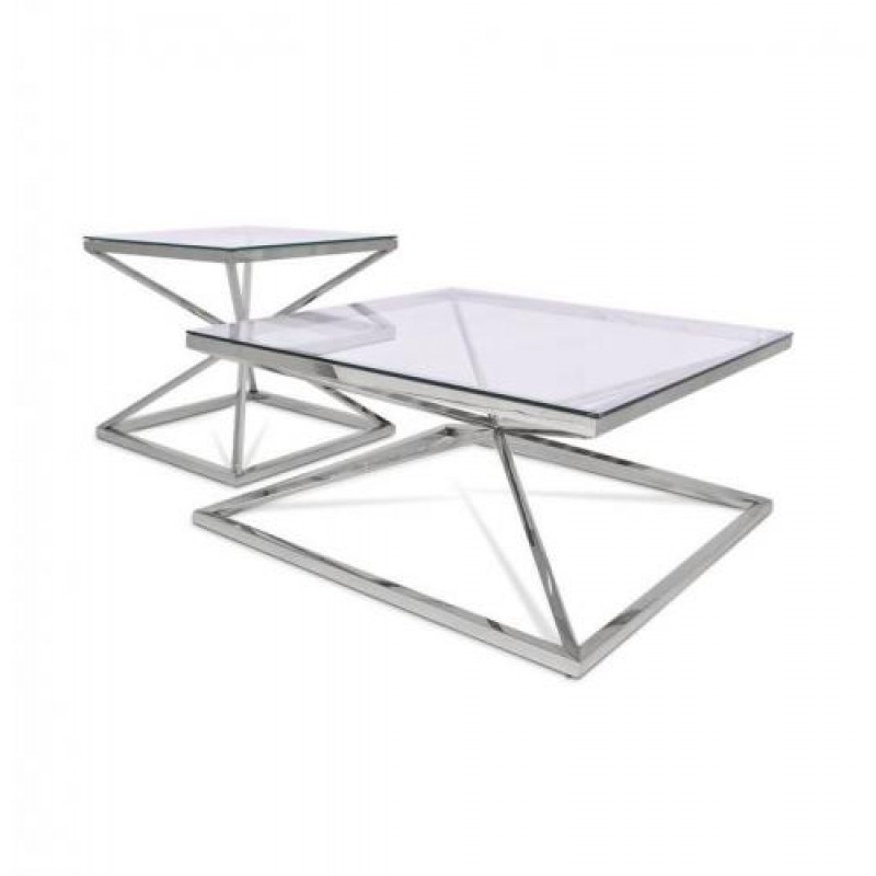 Кавовий журнальний столик у стилі Loft NS-570 490x1000x600 мм Черный