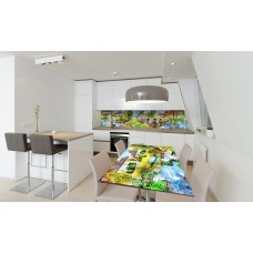 Наклейка вінілова на стіл Zatarga «Деревка» 650х1200 мм Z180791/1st