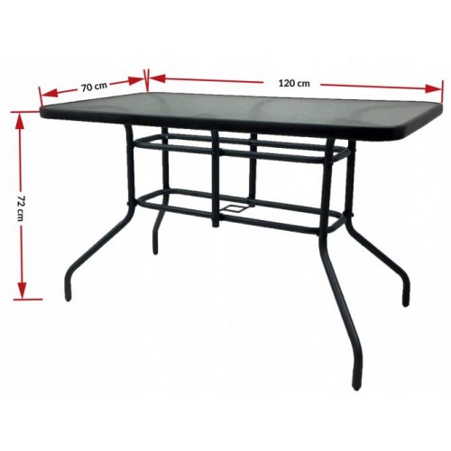 Комплект садової меблів Kontrast Garden Bistro Black-6 Комплект садової меблів Kontrast Garden Bistro Black-6