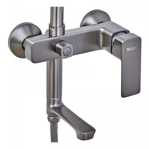 Душова колона зі змішувачем Haiba Kubus 009-J Graphite (HB4005) Душова колона зі змішувачем Haiba Kubus 009-J Graphite (HB4005)